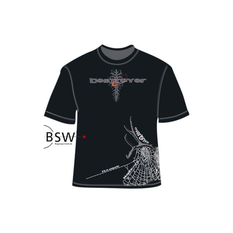 T-Shirt - BOWTECH Mens - Destroyer - schwarz Gr. S